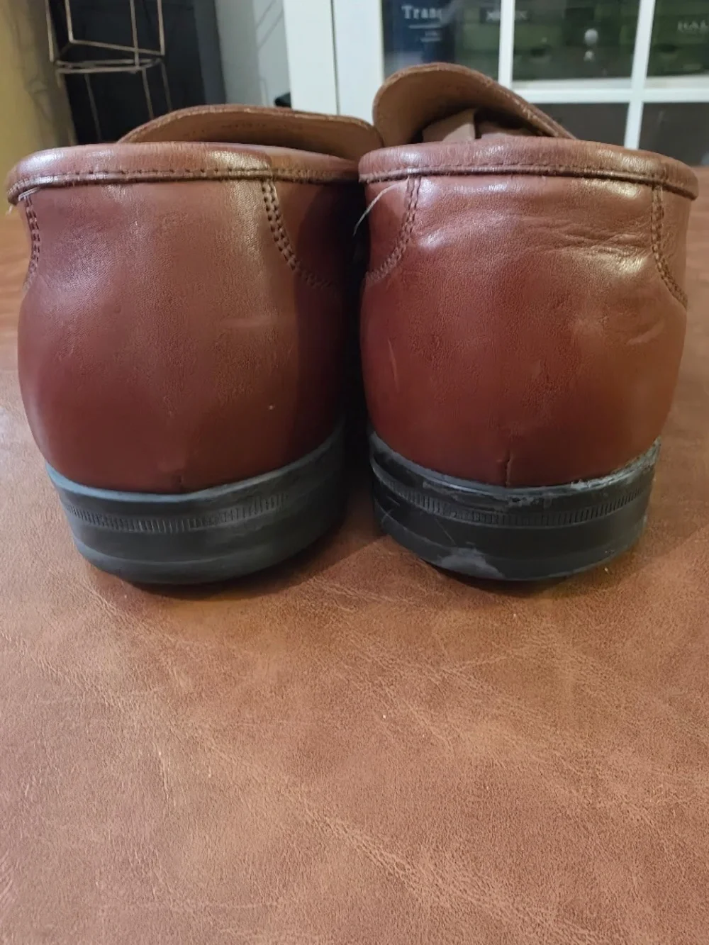 14th & Union Men’s Size 14M Brown Woven Leather Loafers